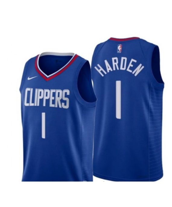Camiseta James Harden #1 Los Angeles Clippers 2324 Azul