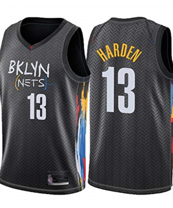 Camiseta James Harden #13 Brooklyn Nets 2020/21 Negro City Edition