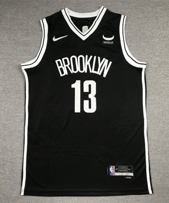 Camiseta James Harde #13 Brooklyn Nets Icon Nuevo Negro