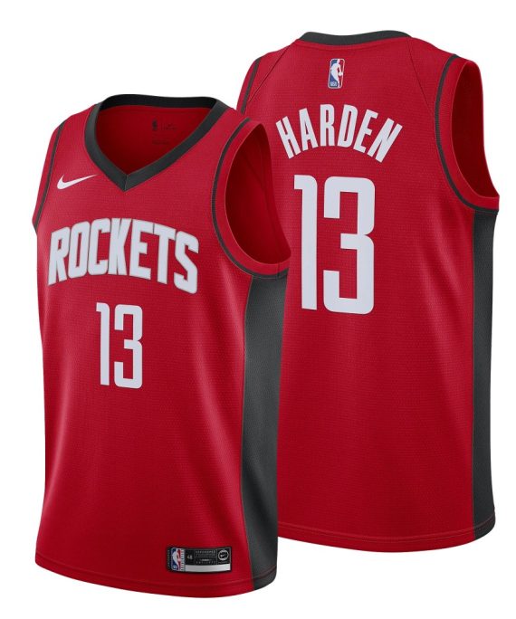 Camiseta James Harden #13 Houston Rockets 19/20 Rojo