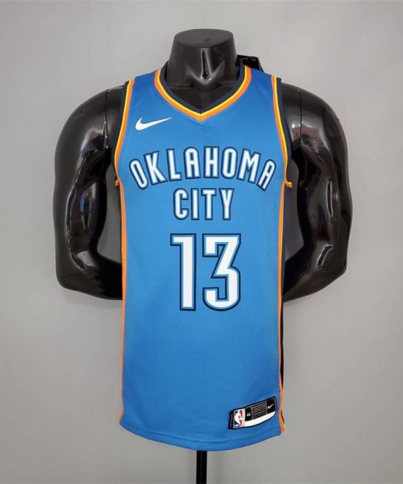 Camiseta James Harden #13 Oklahoma City Thunder Azul