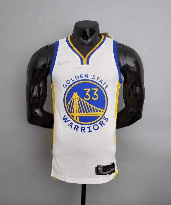 Camiseta James Wiseman #33 Golden State Warriors Edición 75 Aniversario Blanco