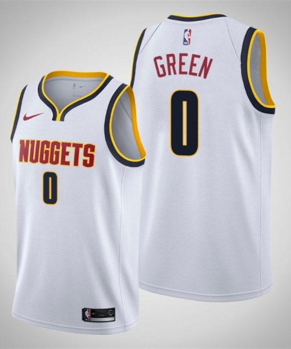 Camiseta JaMychal Green #0 Denver Nuggets Blanco City Edition