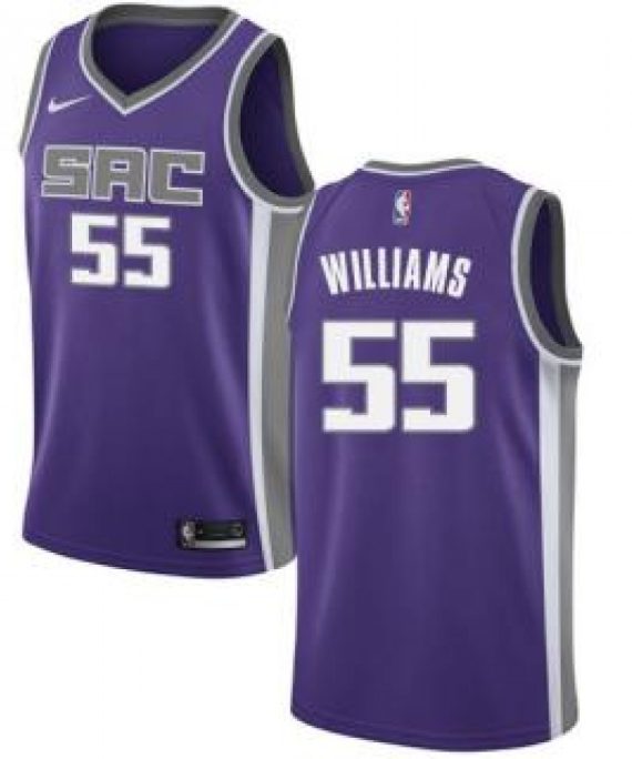 Camiseta Jason Williams #55 Sacramento Kings 18/19 Púrpura Icon Edition