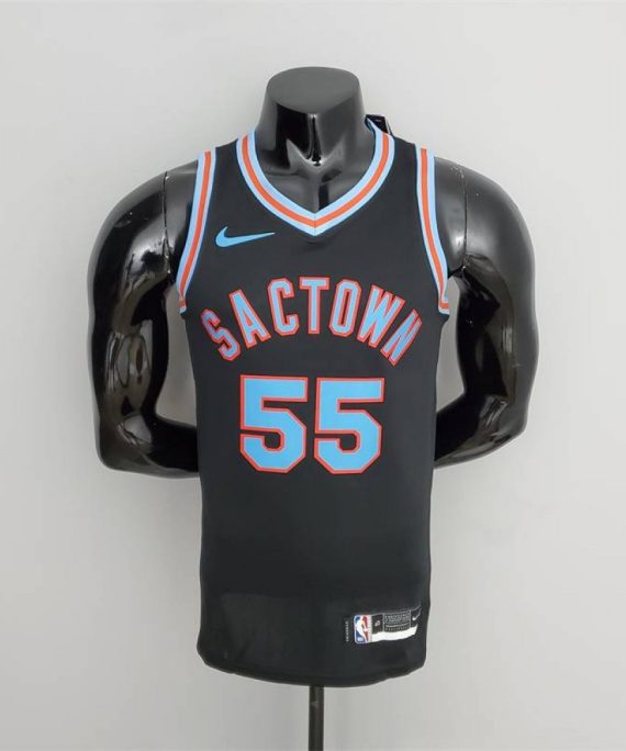Camiseta Jason Williams #55 Sacramento Kings 2021 City Edition Negro