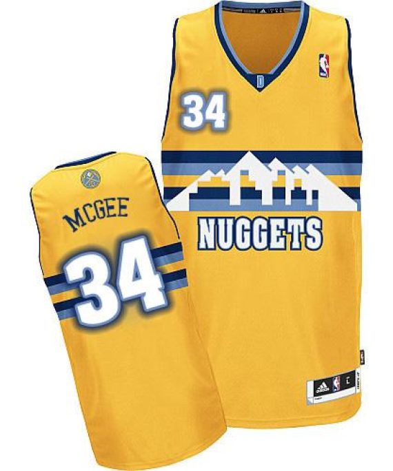 Camiseta JaVale McGee #34 Denver Nuggets Amarillo