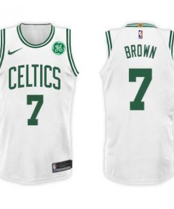 Camiseta Jaylen Brown #7 Boston Celtics 17/18 Blanco