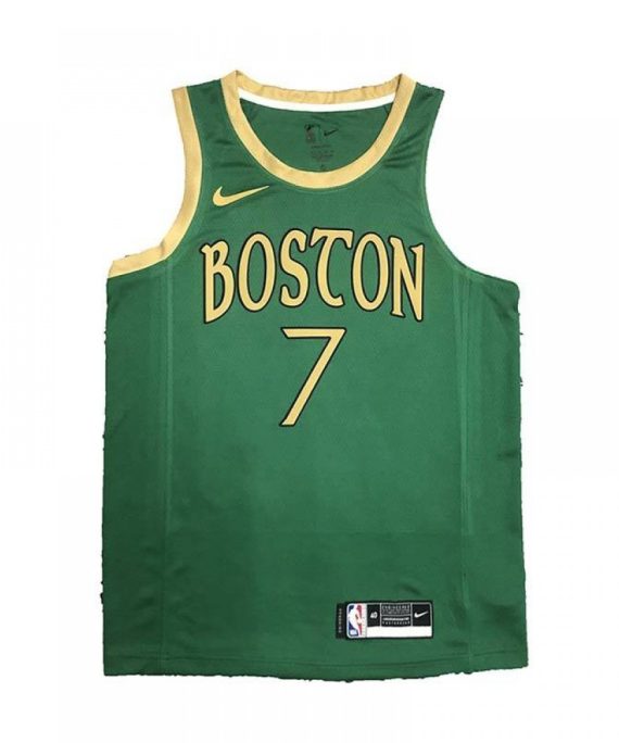 Camiseta Jaylen Brown #7 Boston Celtics 2020 City Edition Verde