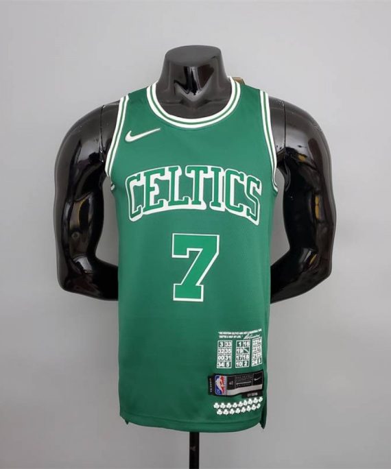 Camiseta Jaylen Brown #7 Boston Celtics 2022 City Edition Verde