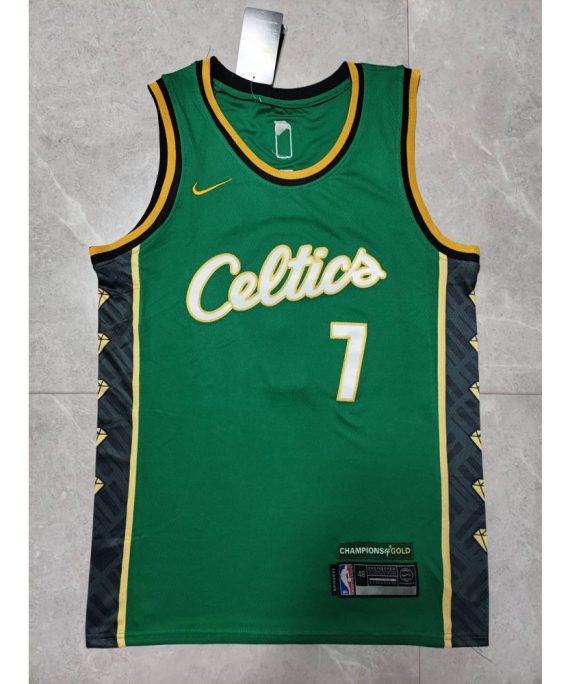 Camiseta Jaylen Brown #7 Boston Celtics 22/23 Verde
