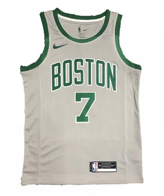 Camiseta Jaylen Brown #7 Boston Celtics Gris