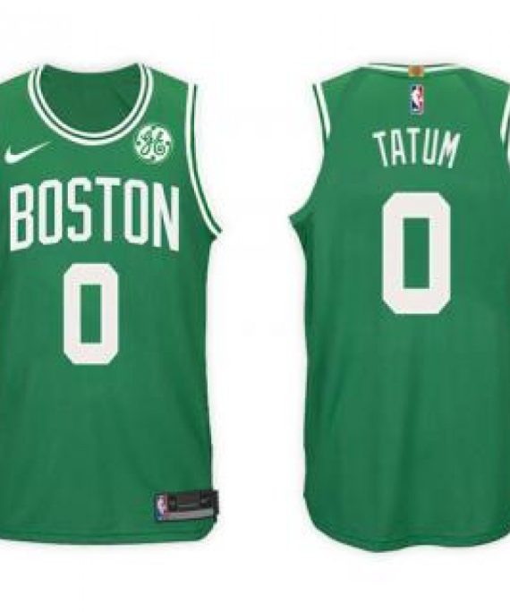 Camiseta Jayson Tatum #0 Boston Celtics 17/18 Verde