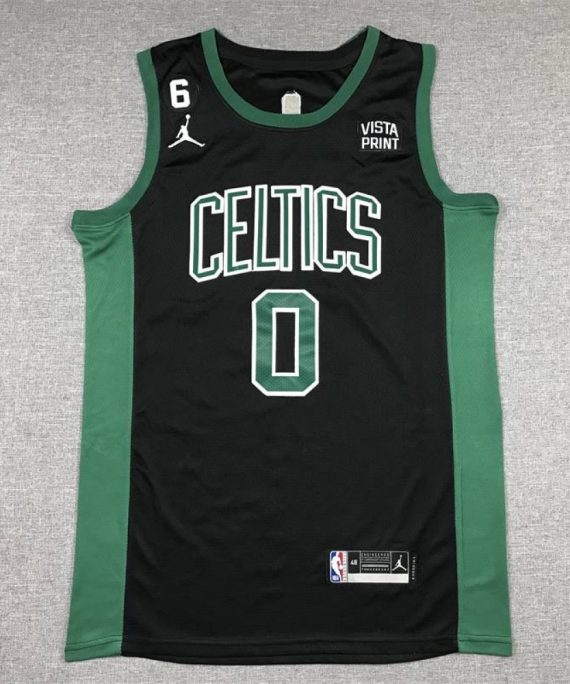 Camiseta Jayson Tatum #0 Boston Celtics 2023 Negro