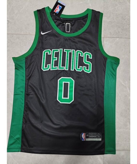 Camiseta Jayson Tatum #0 Boston Celtics 22/23 Negro Fan Edition