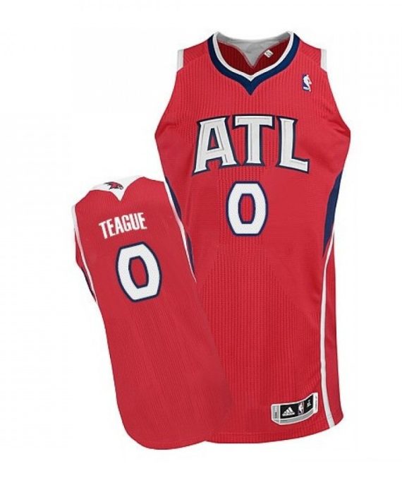 Camiseta Jeff Teague #0 Atlanta Hawks Rojo