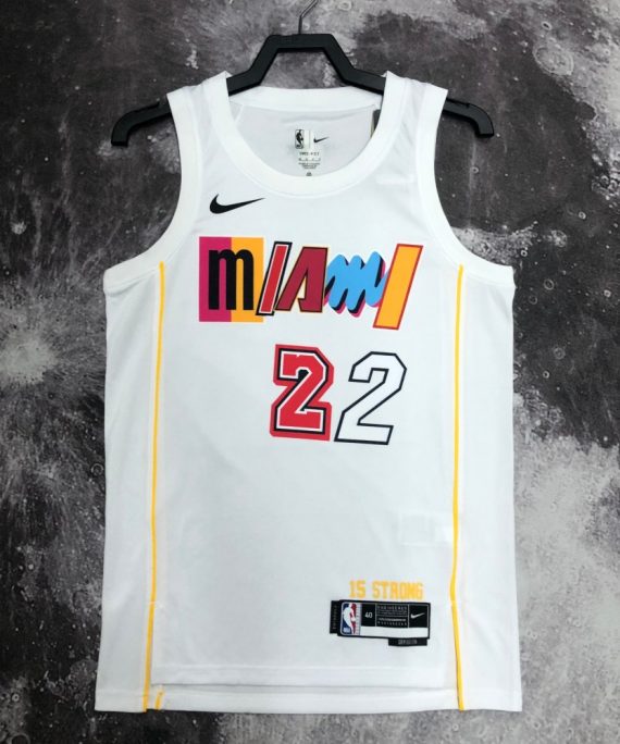 Camiseta Jimmy Butler #22 Miami Heat 2023 City Edition Blanco