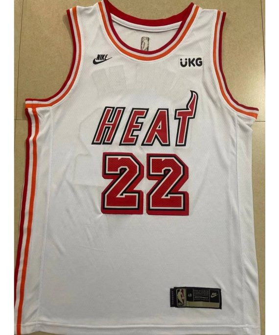 Camiseta Jimmy Butler #22 Miami Heat 22/23 Blanco Fan Edition