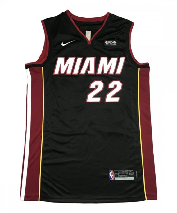 Camiseta Jimmy Butler #22 Miami Heat Negro