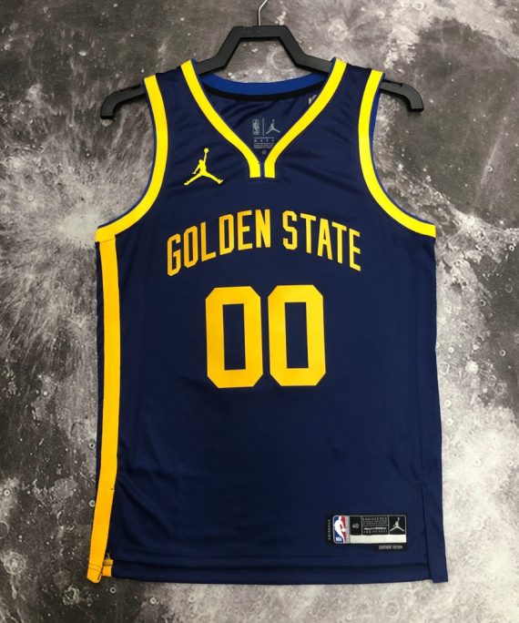 Camiseta Jonathan Kuminga #00 Golden State Warriors 2023 Jordan Limited Edition Azul