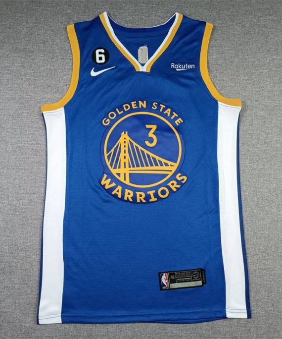 Camiseta Jordan Poole #3 Golden State Warriors 2023 Azul
