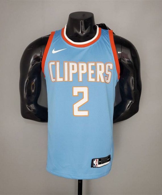 Camiseta Kawhi Leonard #2 Los Angeles Clippers Azul