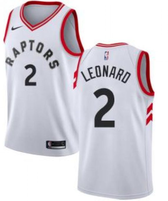 Camiseta Kawhi Leonard #2 Toronto Raptors 18/19 Blanco Association Edition