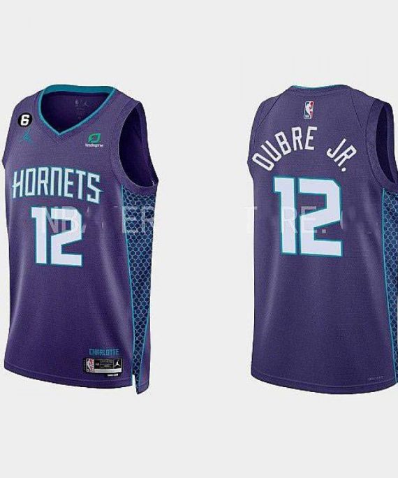 Camiseta Kelly Oubre Jr. #12 Charlotte Hornets 2022-23 Statement Edition Púrpura
