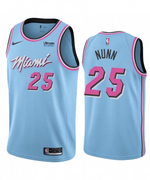 Camiseta Kendrick Nunn #25 Miami Heat 2019/20 Azul City Edition