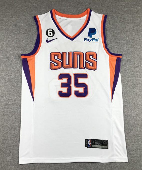 Camiseta Kevin Durant #35 Phoenix Suns Blanco