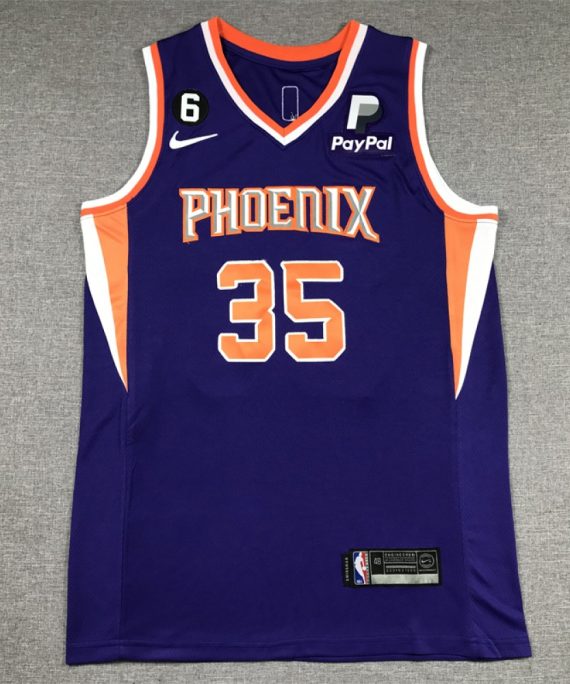 Camiseta Kevin Durant #35 Phoenix Suns Púrpura