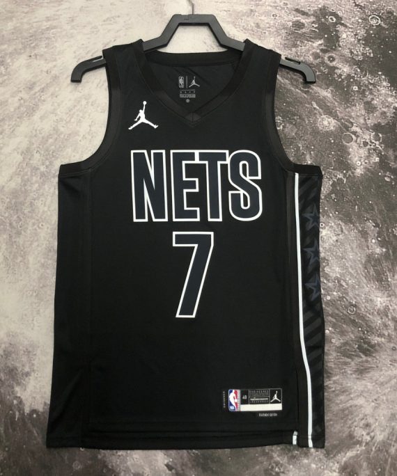 Camiseta Kevin Durant #7 Brooklyn Nets 2023 Negro Jordan Limited Edition
