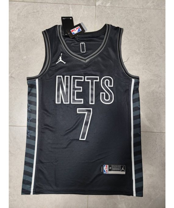 Camiseta Kevin Durant #7 Brooklyn Nets 22/23 Negro City Edition