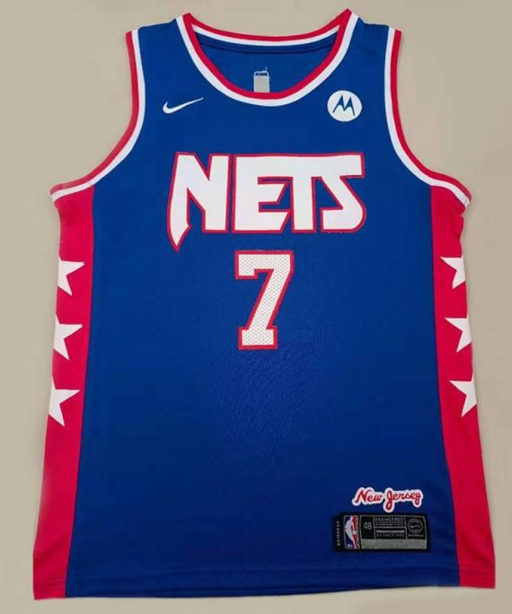 Camiseta Kevin Durant #7 Brooklyn Nets Azul