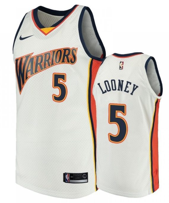 Camiseta Kevon Looney #5 Golden State Warriors Blanco