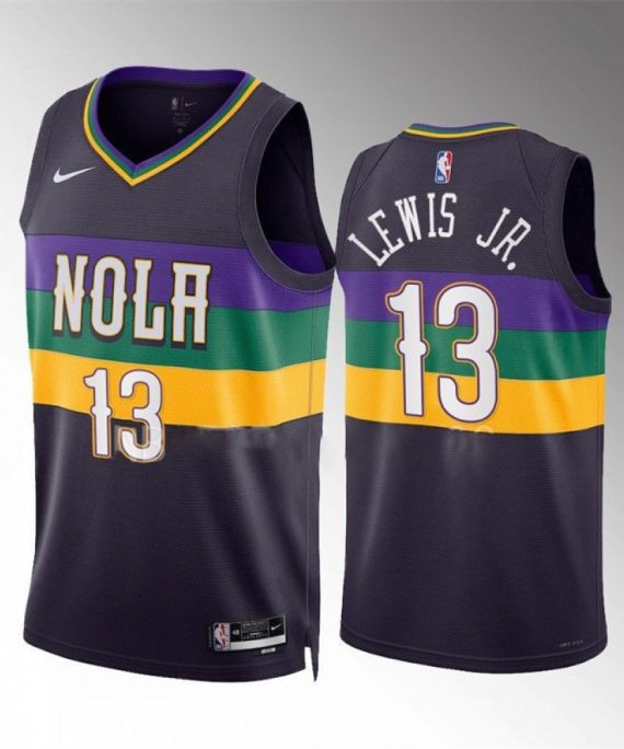 Camiseta Kira Lewis Jr. #13 New Orleans Pelicans 2023 Púrpura City Edition