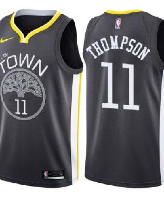 Camiseta Klay Thompson #11 Golden State Warriors 18/19 Negro Statement Edition
