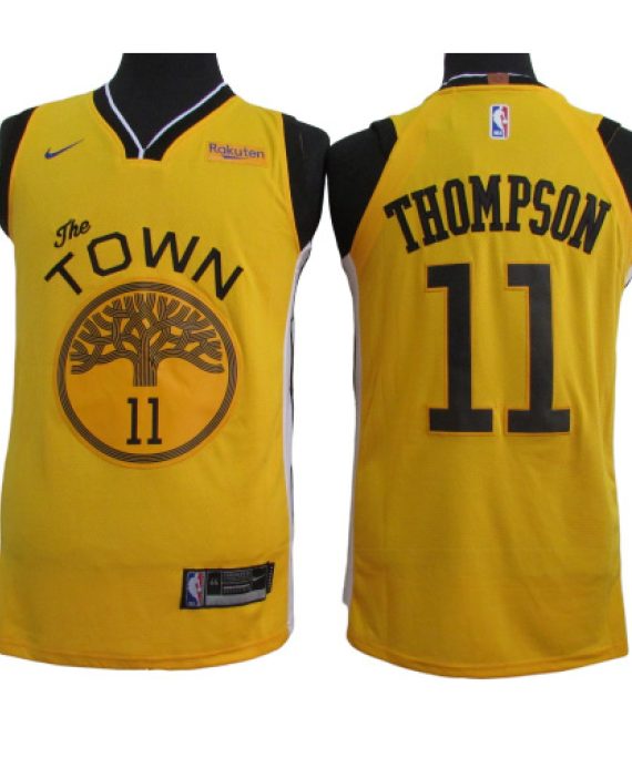 Camiseta Klay Thompson #11 Golden State Warriors 2019 Amarillo Earned Edition