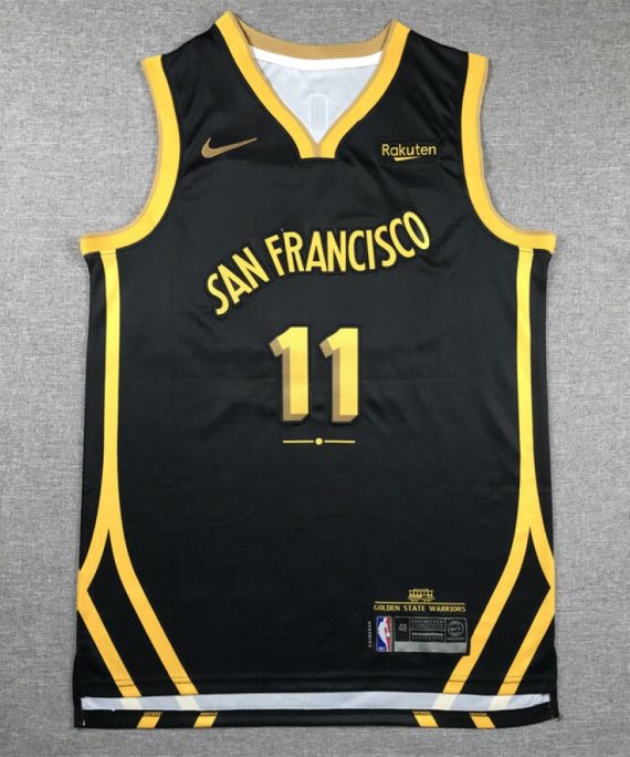 Camiseta Klay Thompson #11 Golden State Warriors 2024 City Edition Negro