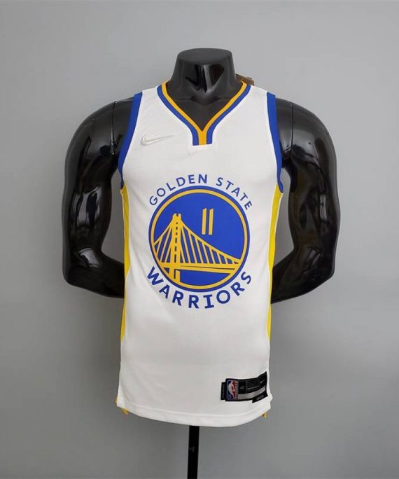 Camiseta Klay Thompson #11 Golden State Warriors Edición 75 Aniversario Blanco