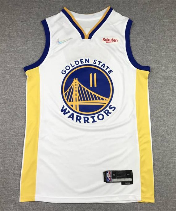 Camiseta Klay Thompson #11 Golden State Warriors Edición 75 Aniversario Icon Diamante Blanco