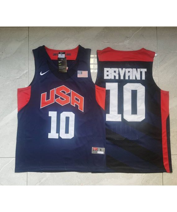 Camiseta Kobe Bryant #10 Dream Team Azul Negro