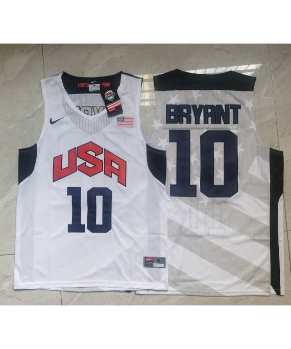 Camiseta Kobe Bryant #10 Dream Team Blanco