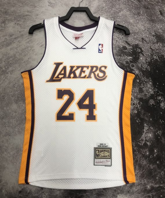Camiseta Kobe Bryant #24 Los Angeles Lakers 2009/10 Blanco