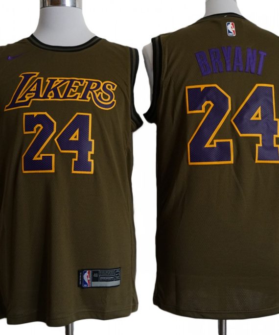 Camiseta Kobe Bryant #24 Los Angeles Lakers 18/19 Verde City Edition