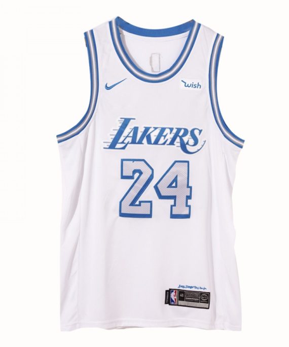 Camiseta Kobe Bryant #24 Los Angeles Lakers 2021 Blanco City Edition