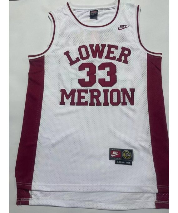 Camiseta Kobe Bryant #33 Los Angeles Lakers Blanco Clásico Edición High School
