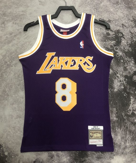 Camiseta Kobe Bryant #8 Los Angeles Lakers 1996/97 Púrpura