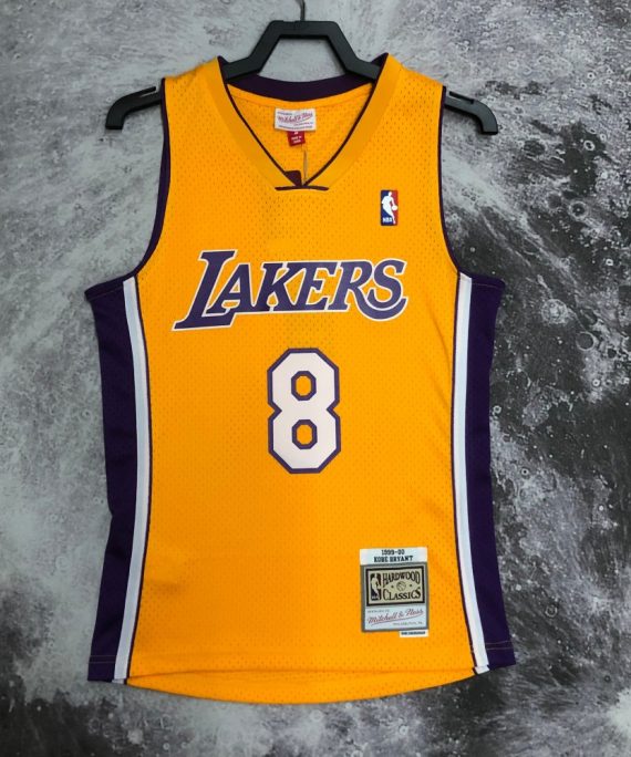 Camiseta Kobe Bryant #8 Los Angeles Lakers 2000 Amarillo