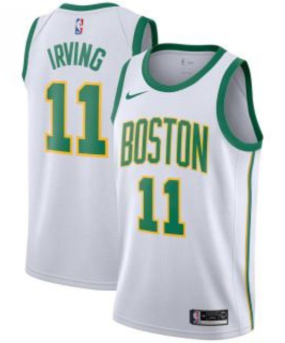 Camiseta Kyrie Irving #11 Boston Celtics 18/19 Blanco City Edition