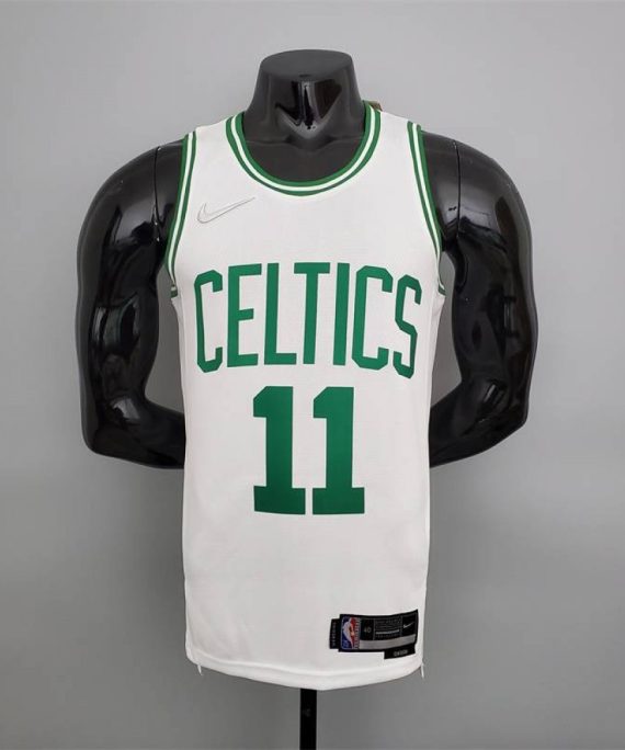 Camiseta Kyrie Irving #11 Boston Celtics 75 Aniversario Icon Nuevo Blanco